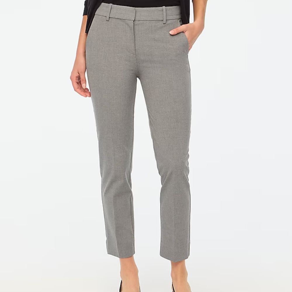 Slim cropped Ruby pant in stretch twill
